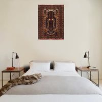 Small Prayer Rug 2' 9" x 3' 10" (ft) - No. R36524