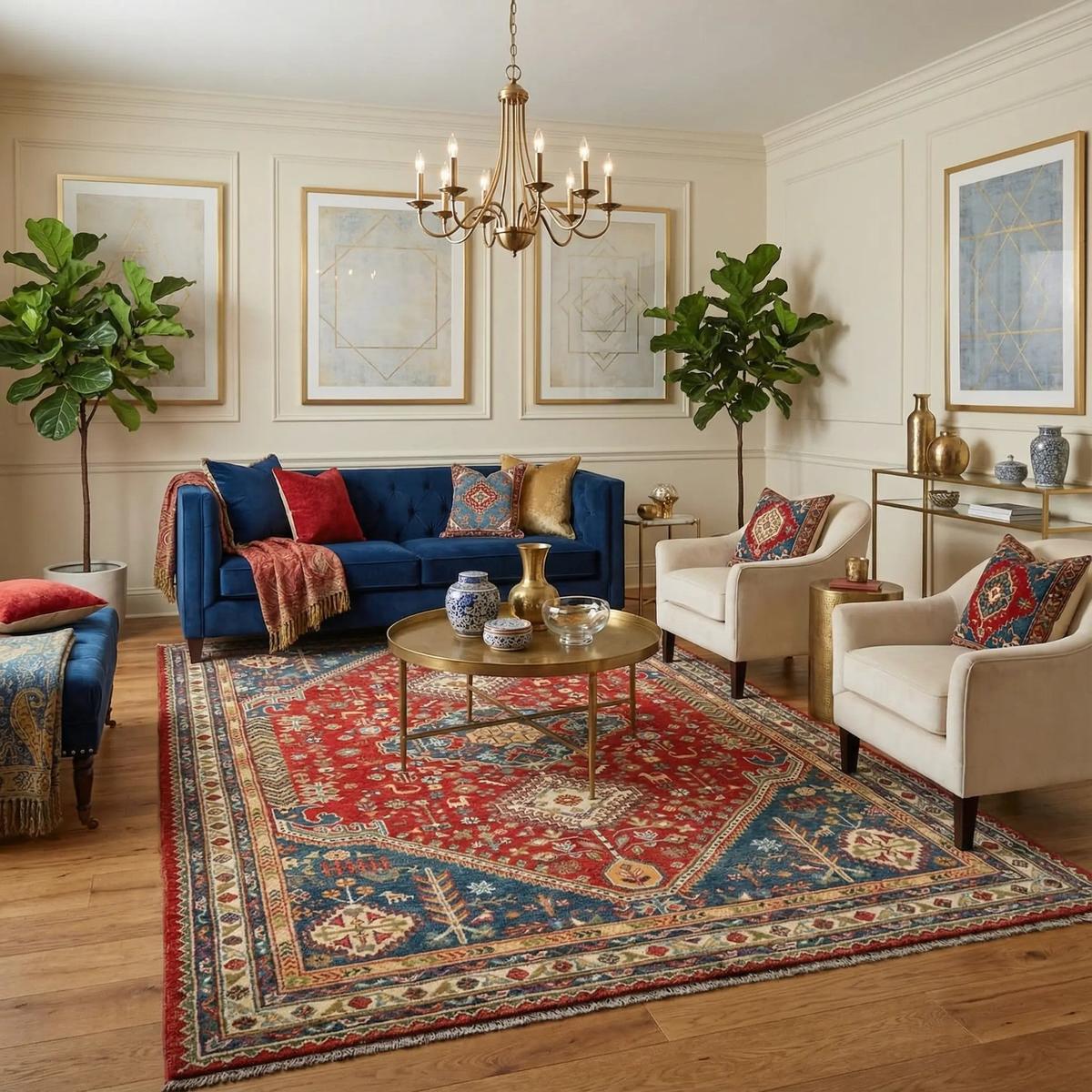 Handmade Shirazi Wool Rug 205 x 293 (cm) (ID G27087)