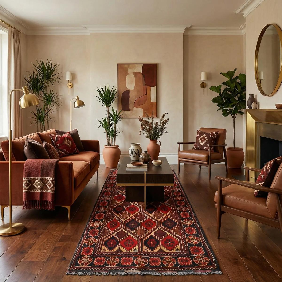 Handmade Wool Khal-Mohammadi Runner 83 x 195 (cm) (ID B30065)