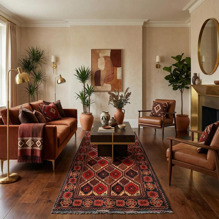 Handmade Wool Khal-Mohammadi Runner 83 x 195 (cm) (ID B30065)