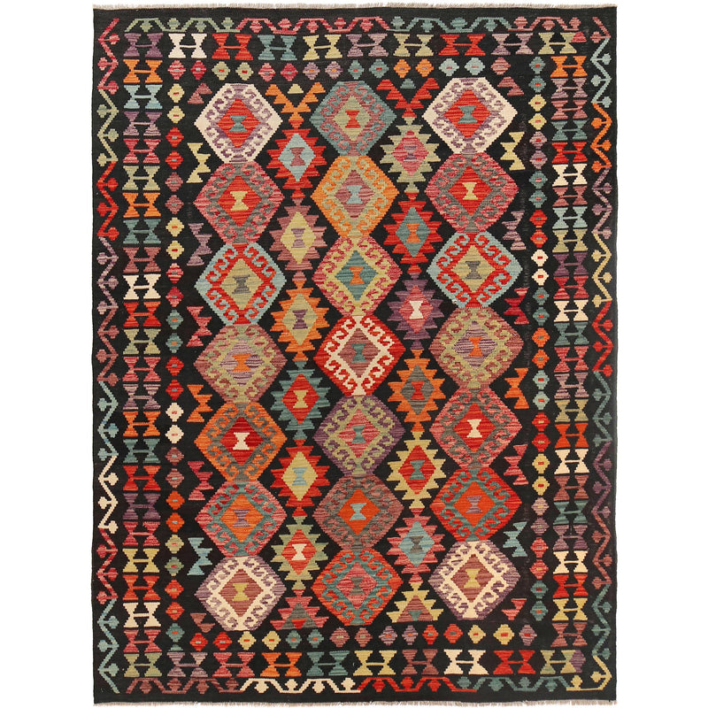 Handmade Vegetable Kilim 6' 0" x 8' 4" (ft) - No. W29795