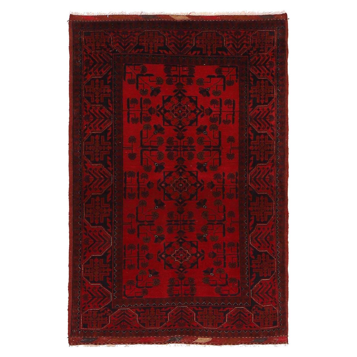 Handmade Wool Khal Mohammadi Area Rug 100x160 cm (ID W34098)