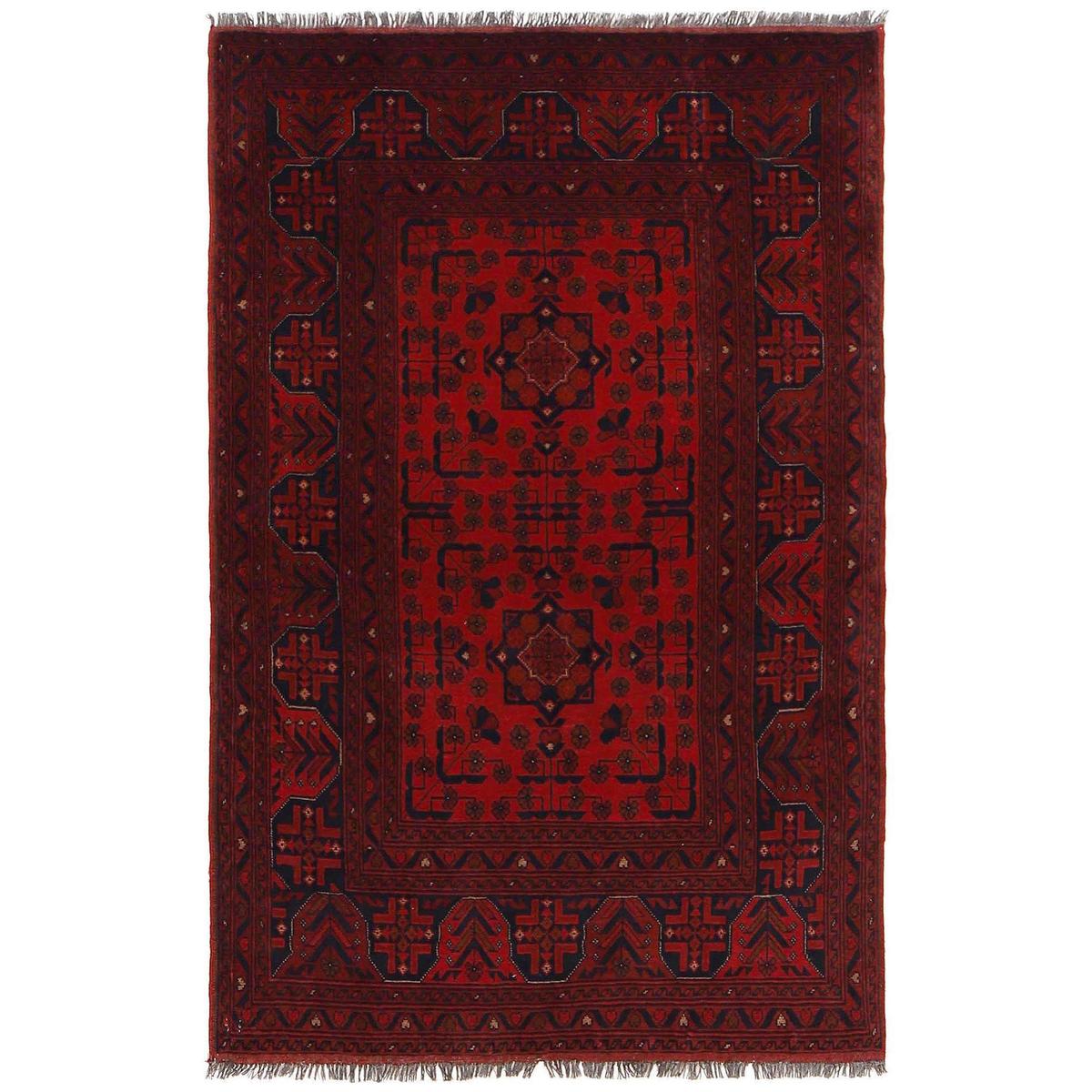 Handmade Wool Area Rug 103 x 160 cm (ID W34100)