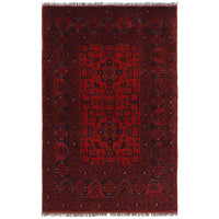 Handmade Wool Area Rug 103 x 160 cm (ID W34100)