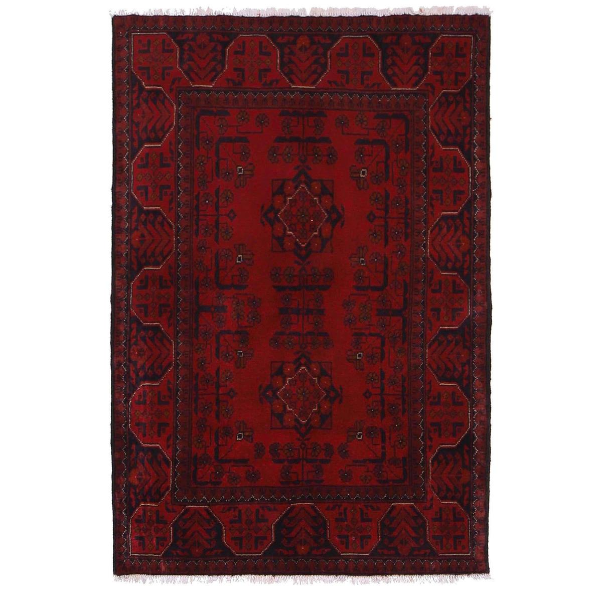 Handmade Khal Mohammadi Wool Area Rug 102x150 cm (ID W34107)