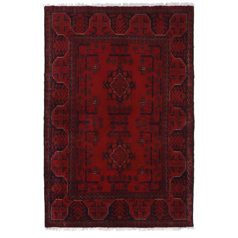Handmade Khal Mohammadi Wool Area Rug 102x150 cm (ID W34107)