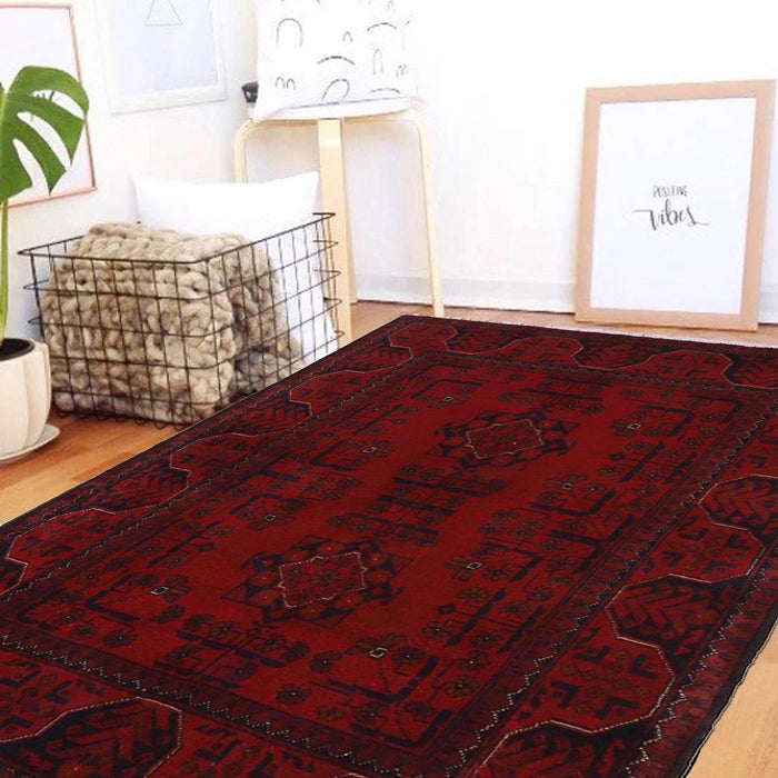 Handmade Khal Mohammadi Wool Area Rug 102x150 cm (ID W34107)