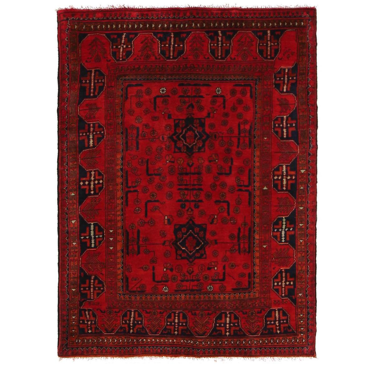 Khal Mohammadi Handmade Wool Rug 102x142 cm (ID W34110)