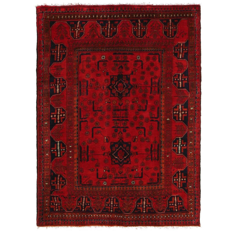 Khal Mohammadi Handmade Wool Rug 102x142 cm (ID W34110)