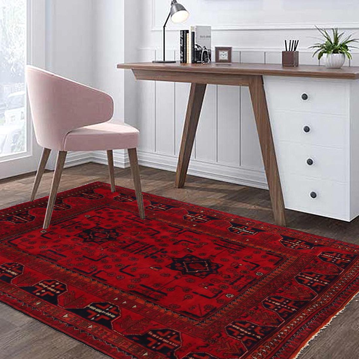 Khal Mohammadi Handmade Wool Rug 102x142 cm (ID W34110)