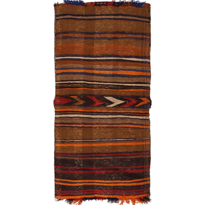 Kilim Saddlebag 2' 1" x 4' 4" (ft) - No. W34402