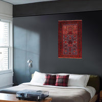 Islamic Prayer Rug 2' 11" x 4' 6" (ft) - No. W35909