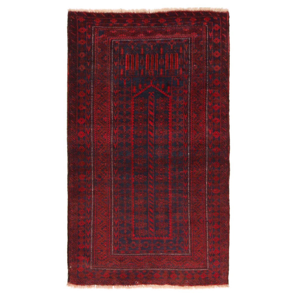 Handmade Prayer Rug 2' 11" x 4' 11" (ft) - No. W36335