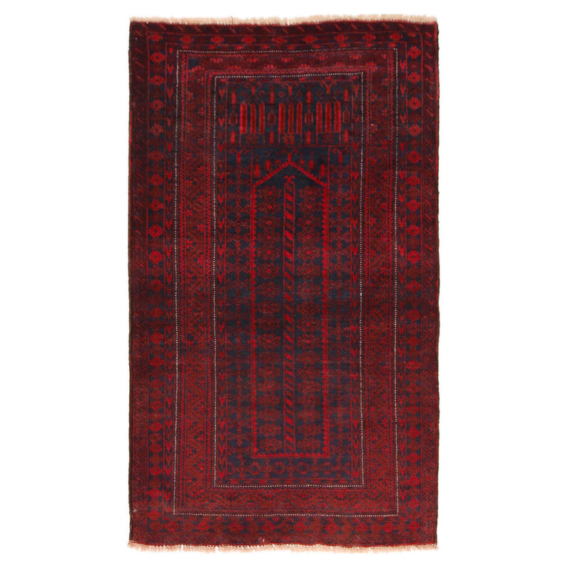 Handmade Prayer Rug 2' 11" x 4' 11" (ft) - No. W36335