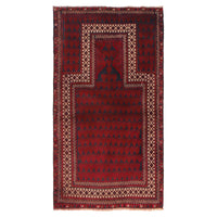 Small Prayer Rug 2' 10" x 4' 10" (ft) - No. W36336
