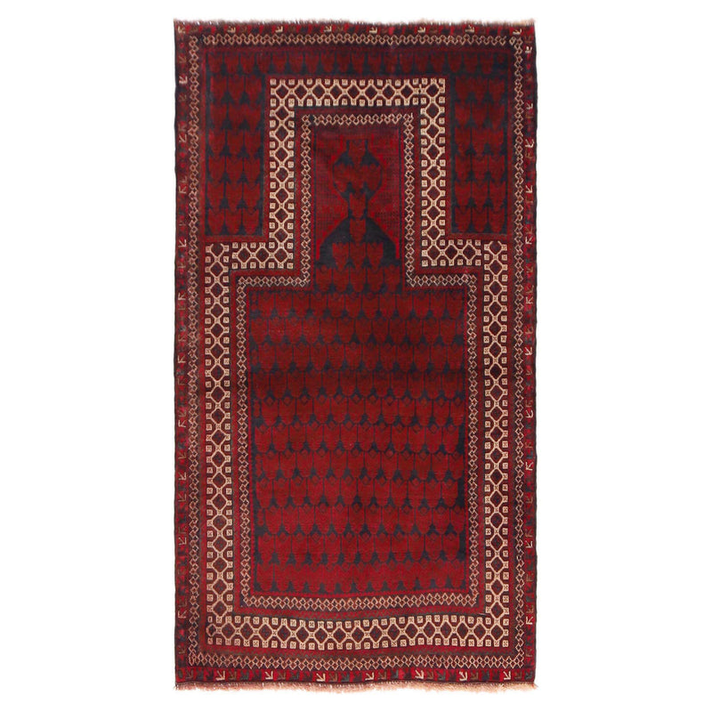 Small Prayer Rug 2' 10" x 4' 10" (ft) - No. W36336