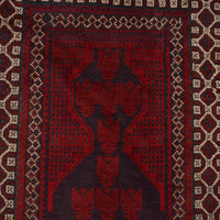 Small Prayer Rug 2' 10" x 4' 10" (ft) - No. W36336