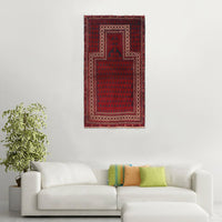Small Prayer Rug 2' 10" x 4' 10" (ft) - No. W36336