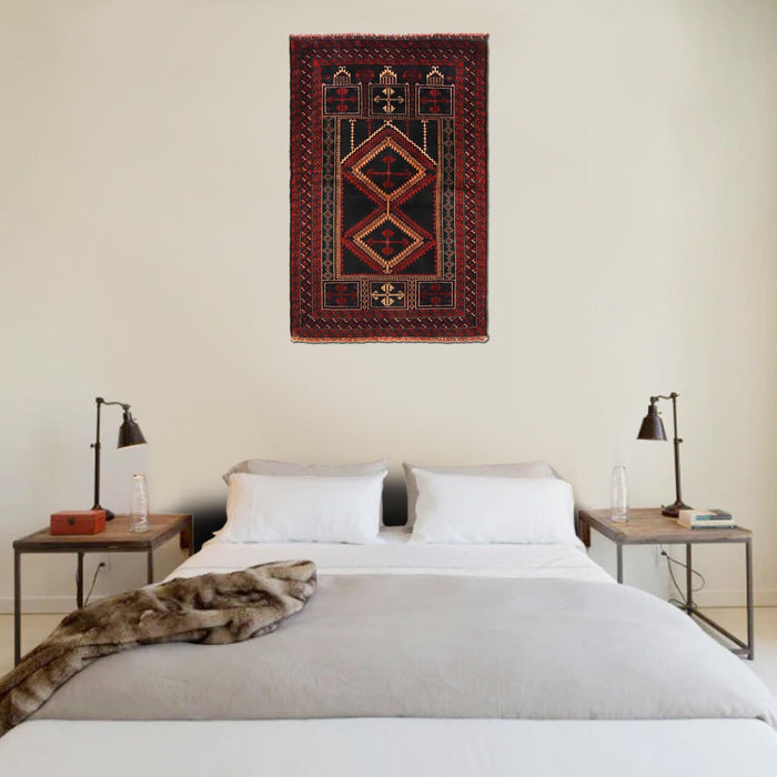 Prayer Mat 2' 11" x 4' 6" (ft) - No. W36342