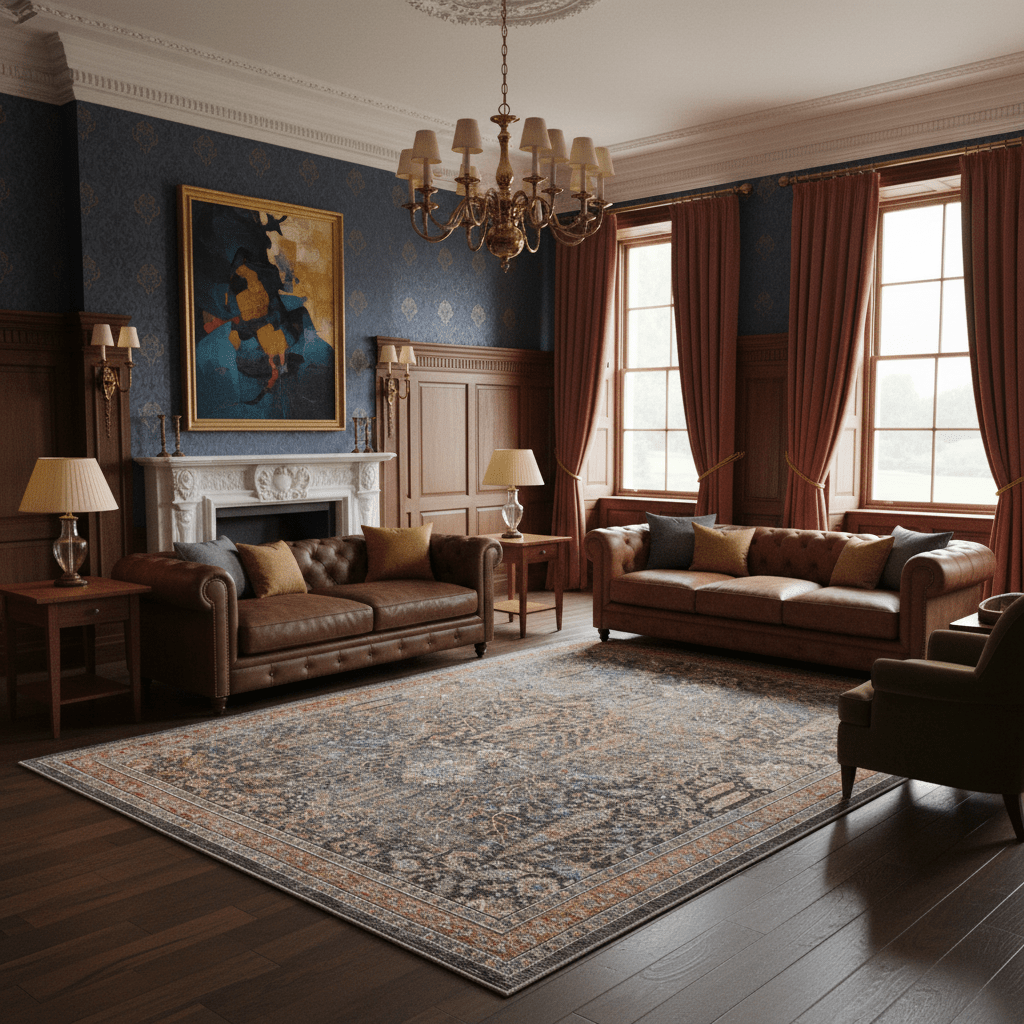 Ash Rose Palace Rug - Aladdinrugs