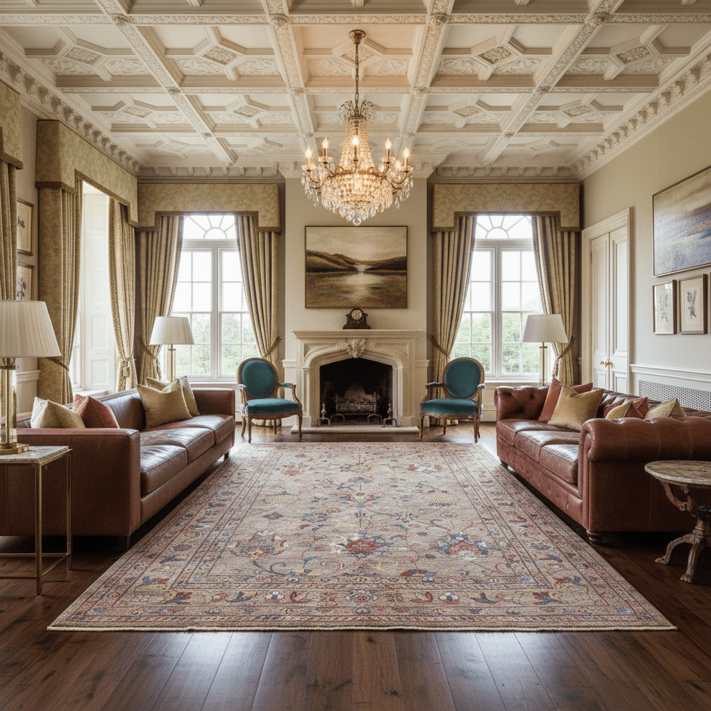 Heritage Vine Floral Rug - Aladdinrugs