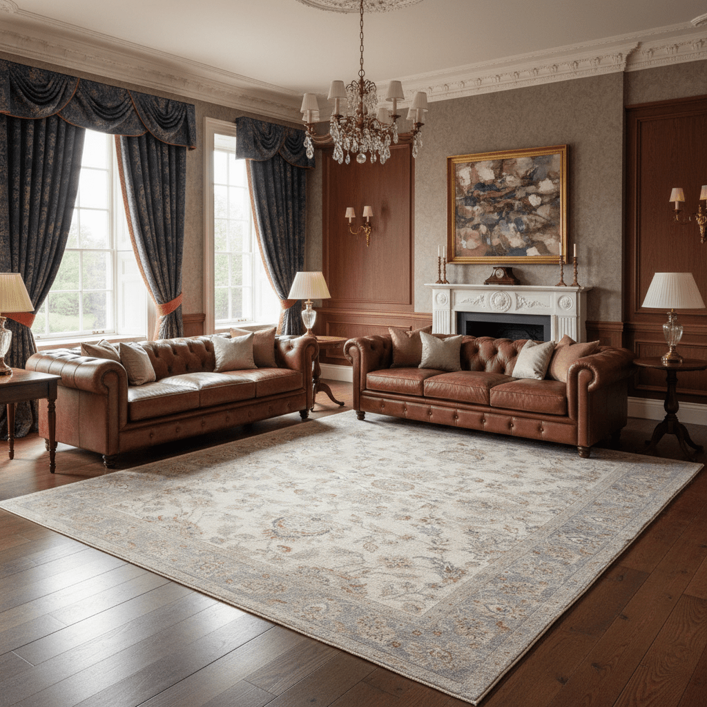 Ethereal Ivory Mosaic Rug - Aladdinrugs