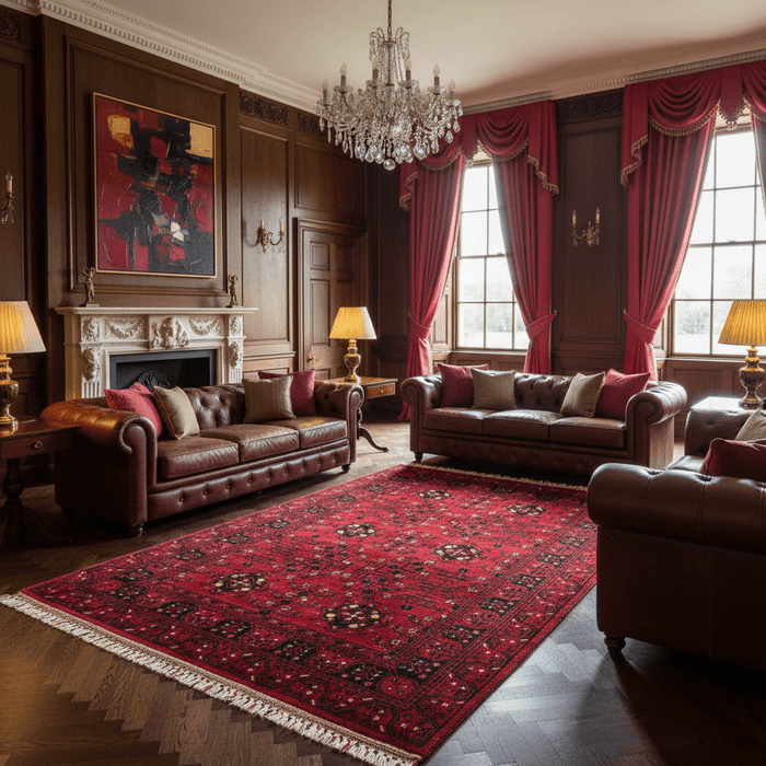 Kabul Ember Pattern Rug - Aladdinrugs