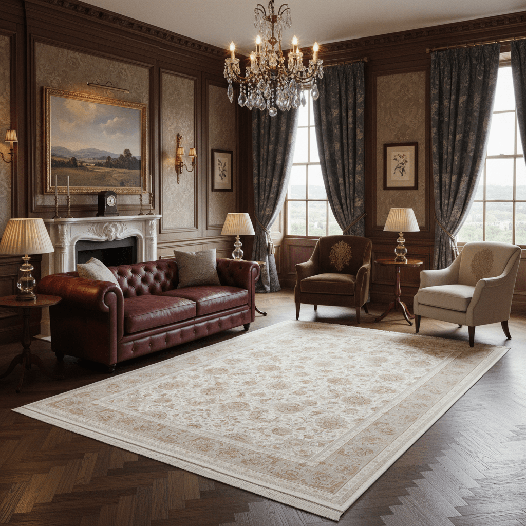 Royal Opaline Bloom Persian Rug - Aladdinrugs