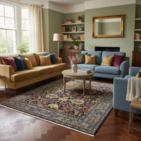 Empire of Sapphire & Gold Rug 244 × 305 cm