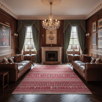 Scarlet Heritage Stripes Rug - Aladdinrugs