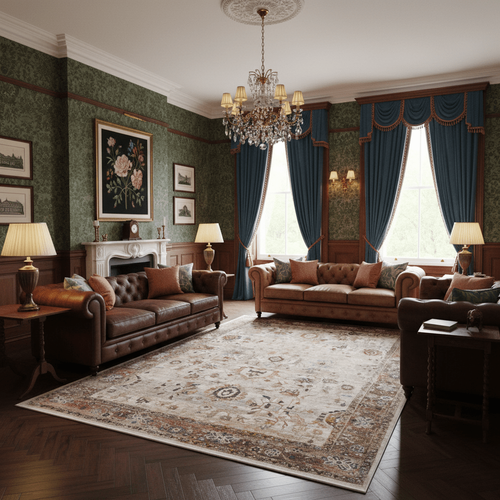 Antique Oushak Ivory Rug - Aladdinrugs