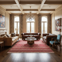 Scarlet Heritage Stripes Rug - Aladdinrugs