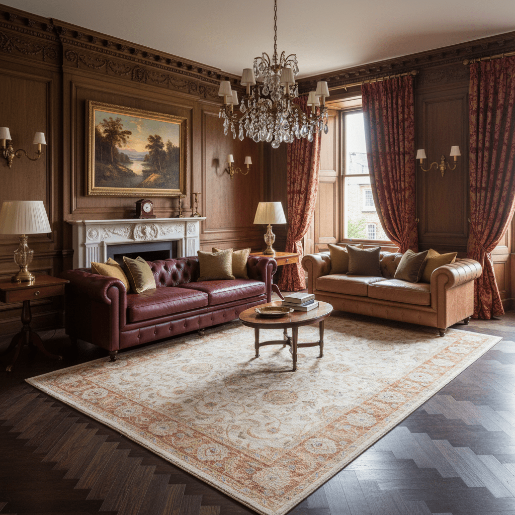 Antique Rose Filigree Rug - Aladdinrugs