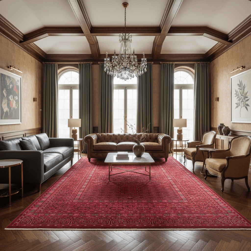 Red Haven Turkish Rug - Aladdinrugs