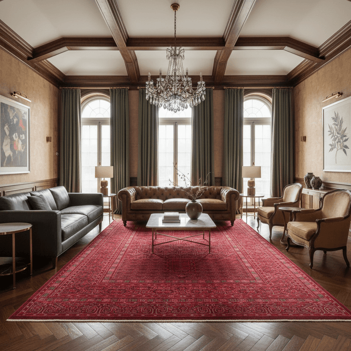 Red Haven Turkish Rug - Aladdinrugs