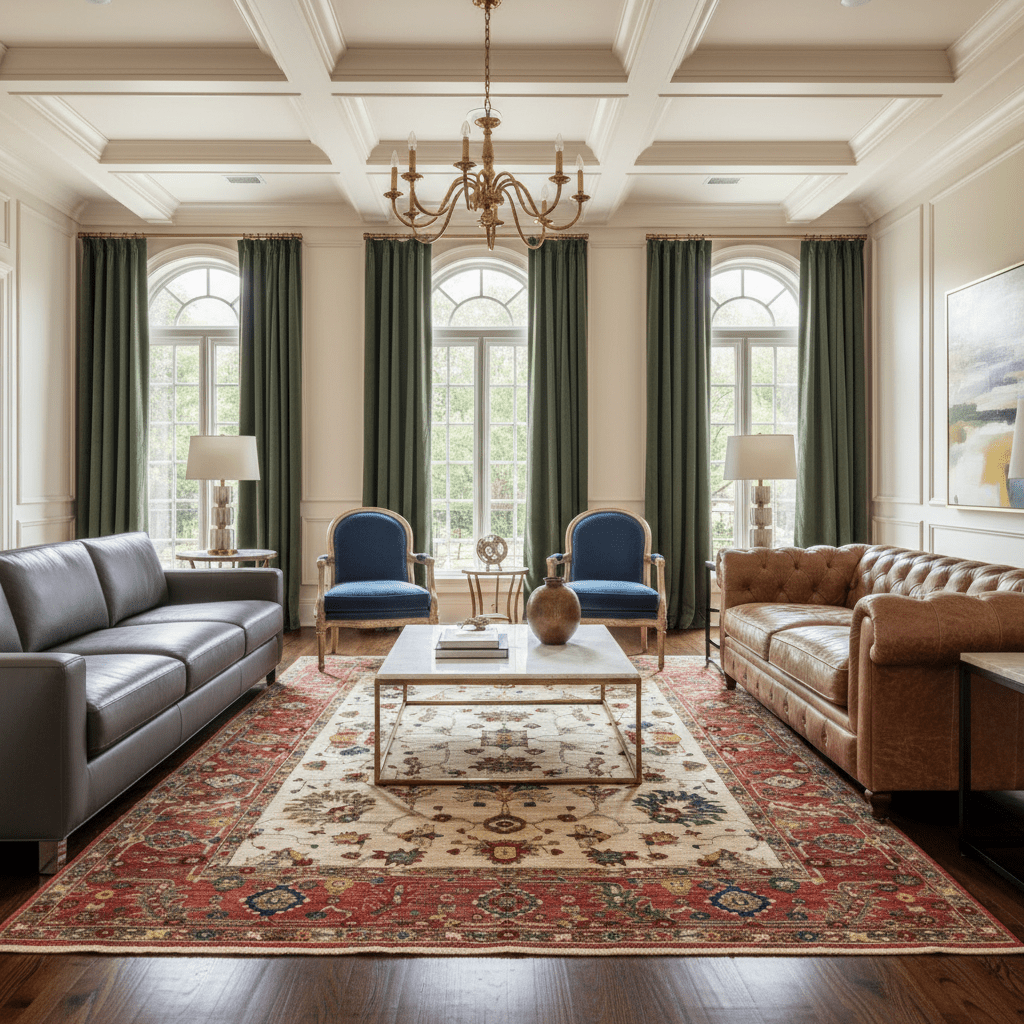 Grand Orchard Frame Rug - Aladdinrugs