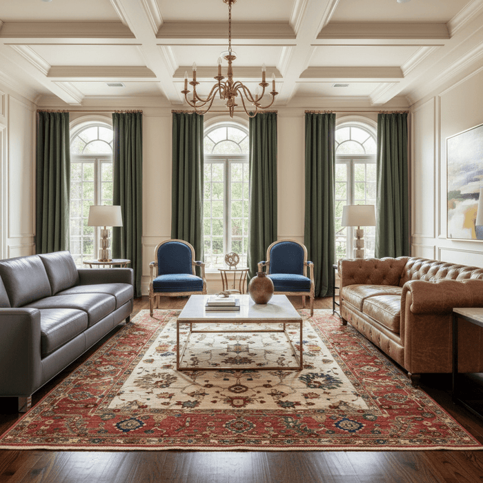 Grand Orchard Frame Rug - Aladdinrugs