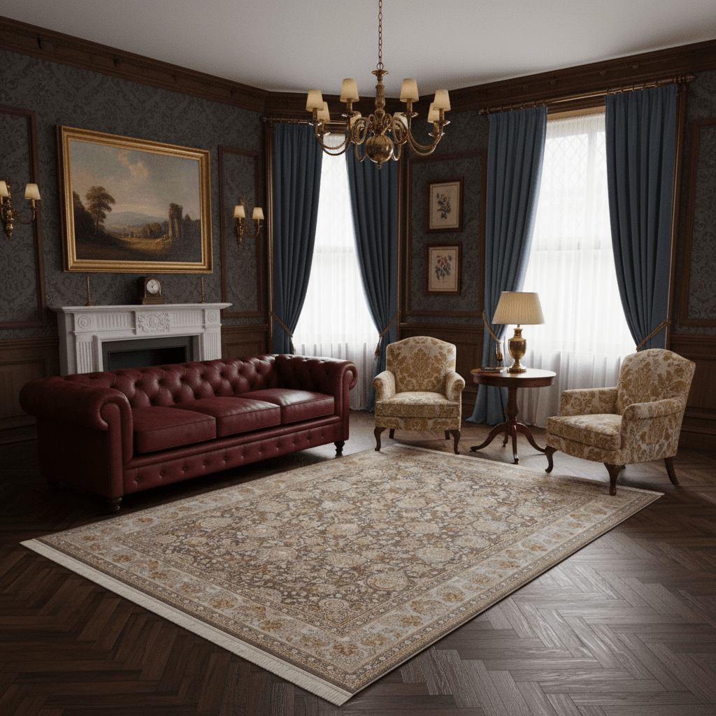 Velour Dynasty Veil Persian Rug - Aladdinrugs