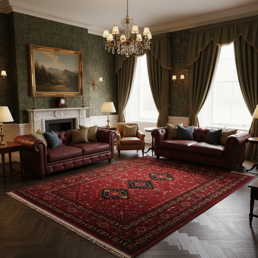 Ruby Nomad Medallion Rug - Aladdinrugs