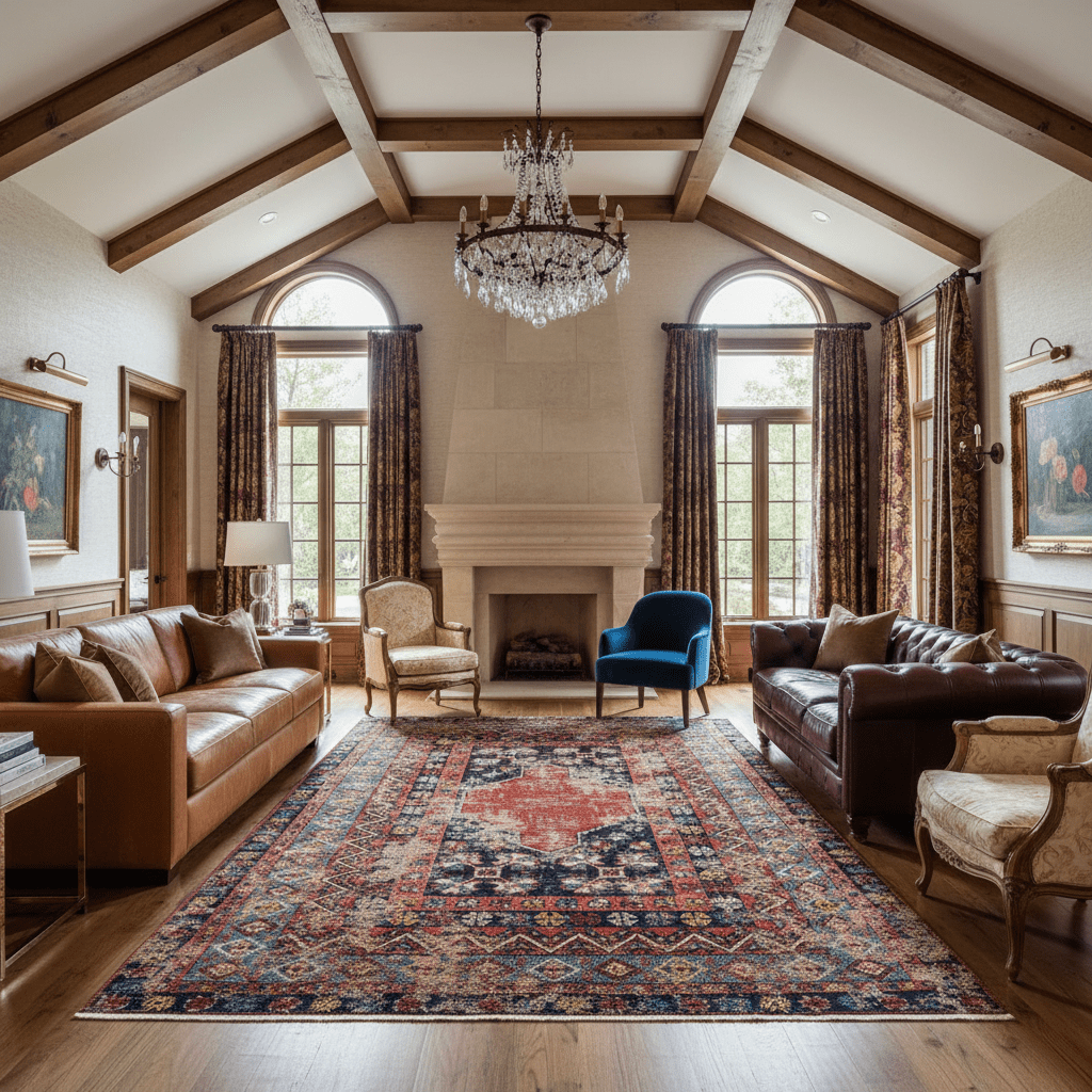 Tribal Ember Persian Rug - Aladdinrugs