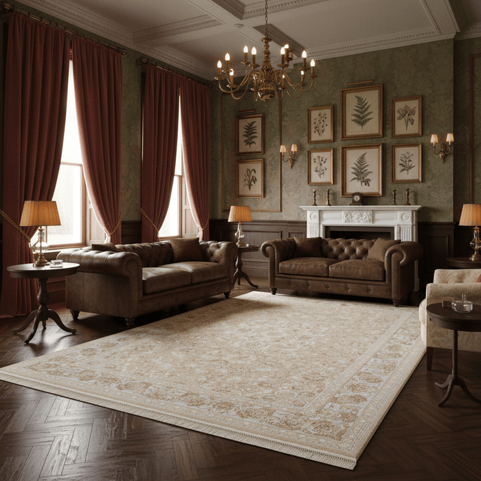Pearl Dynasty Elegance Persian Rug - Aladdinrugs