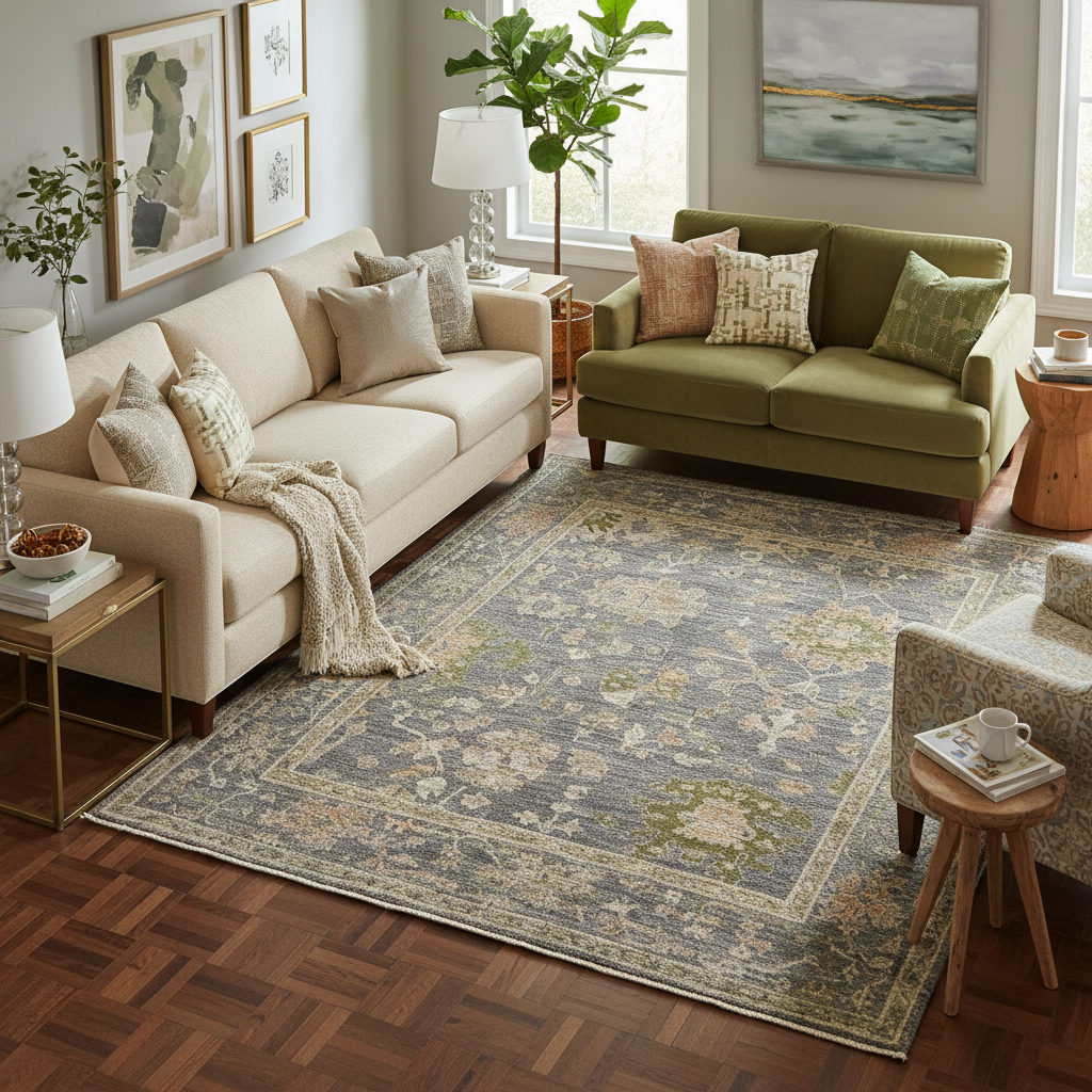 Fog & Foliage Sonata Rug 244 × 305 cm