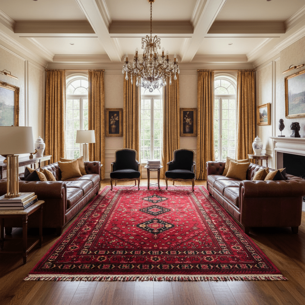 Ruby Nomad Medallion Rug - Aladdinrugs