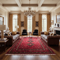 Ruby Nomad Medallion Rug - Aladdinrugs