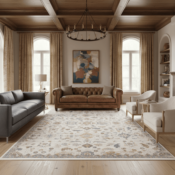 Ottoman Garden Turkish Rug - Aladdinrugs