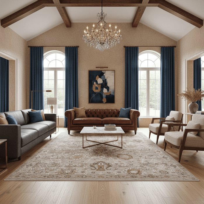 Vintage Aura Medallions Sofia Rug - Aladdinrugs