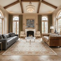 Antique Rose Filigree Rug - Aladdinrugs