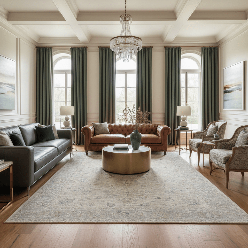 Ivory Whisper Bloom Rug - Aladdinrugs