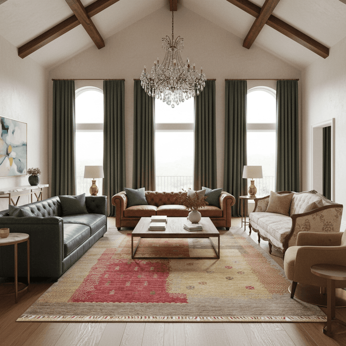 Nomad Canvas Blocks Rug - Aladdinrugs