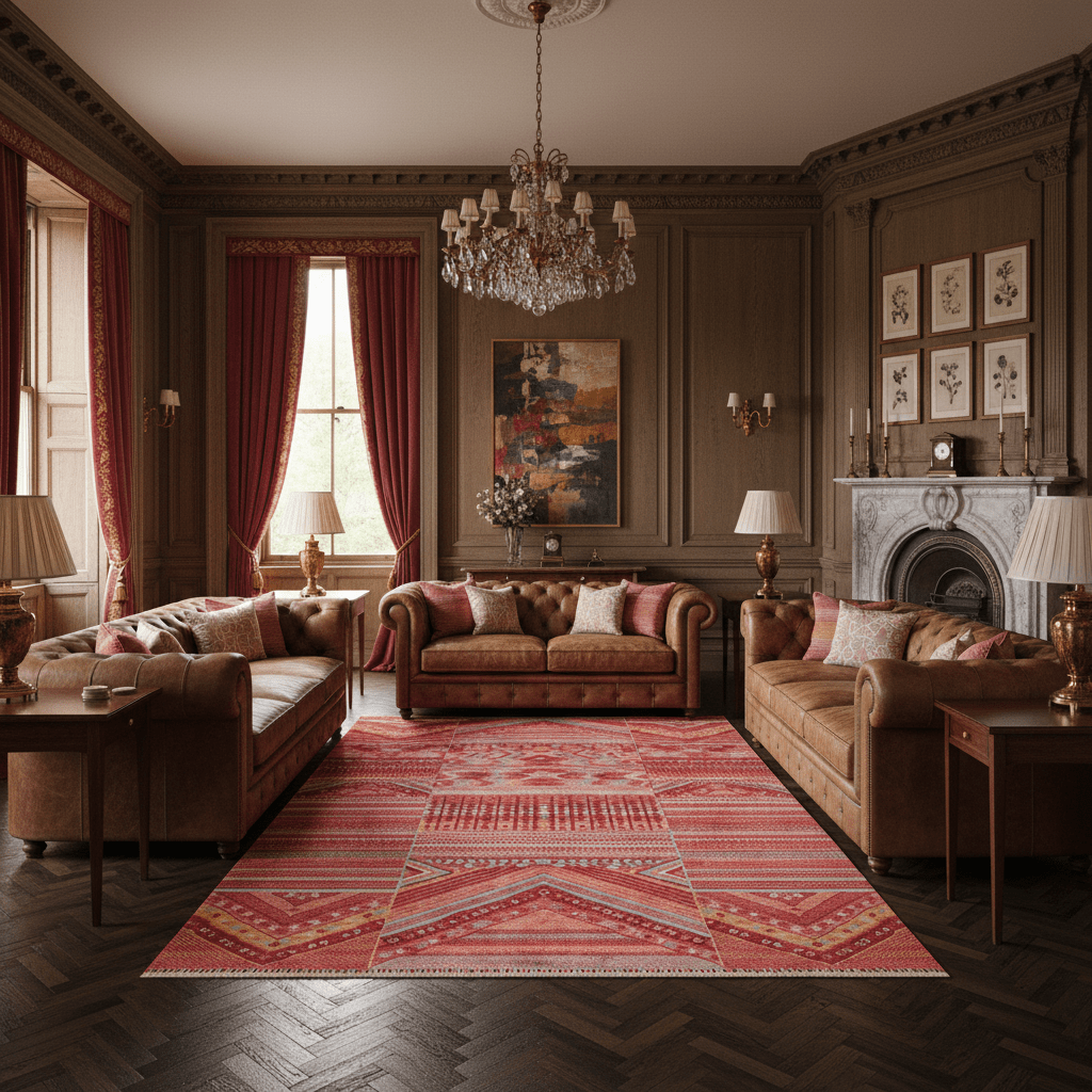 Saffron Tribal Mosaic Rug - Aladdinrugs